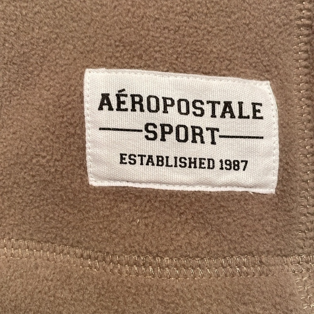 NWT AEROPOSTALE FLEECE SIZE M CAMEL - Picture 2 of 9